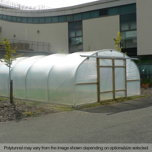 20ft wide poly - 20ft, tunnel