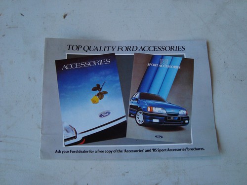 Ford sierra etc accessoies