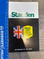 Standen Price List December 1980 F A Standen & Son Engineering Ltd Machinery