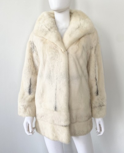 Real cross mink fur - fur, coat