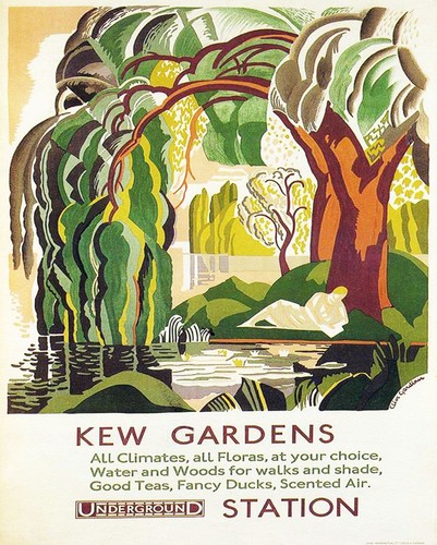 Kew gardens station - station, london