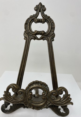 Vintage ornate bronze display - ornate,