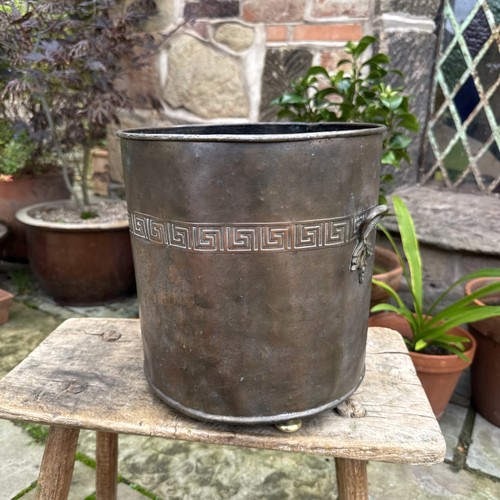 Large round copper metal - copper,