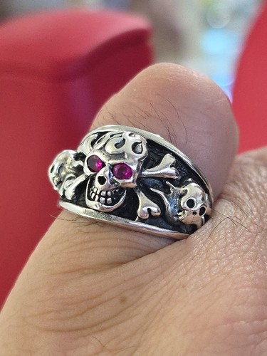 New 925 sterling - , skull