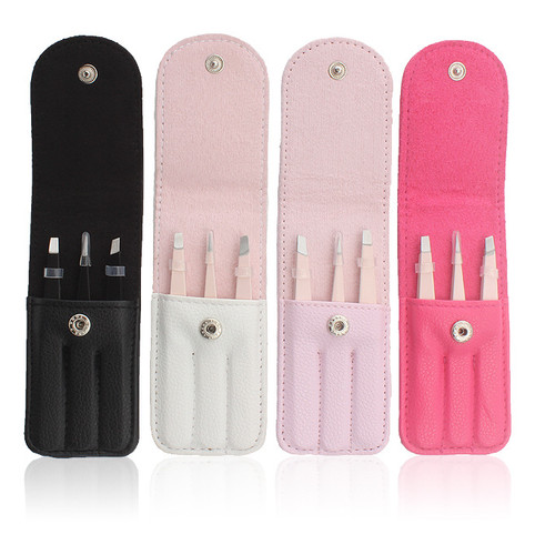 3pcs tweezers case set - 3pcs,