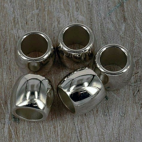 Silver spacer beads with - spacer,