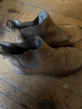 M & S Children’s Leather Jodhpur Boots, Brown Boots, Size 12