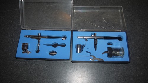 Dual action air brush spray - action,