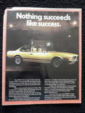 BMW 633 Coupe - Original Card