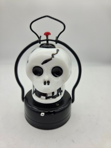 Vtg halloween skull lantern - vtg,