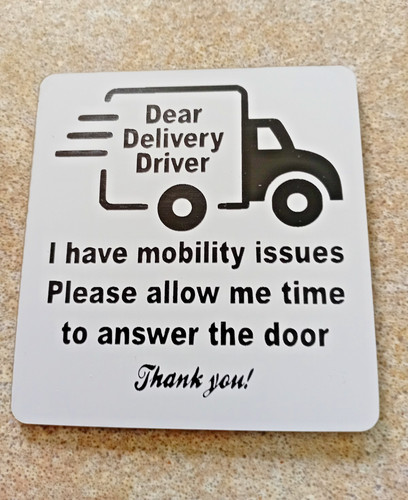 Delivery driver please allow - please,