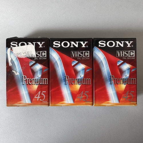Sony premium min - 3x, vhs-c