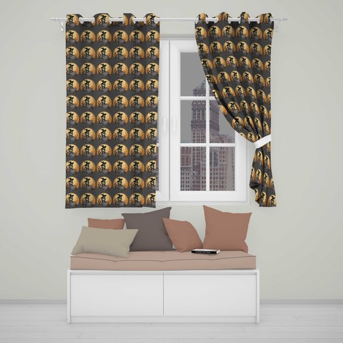 Blackout eyelet curtains - blackout,