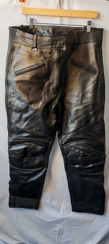 Womens leather bike trousers - leather,