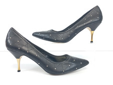 New Look UK 6 Black Studded