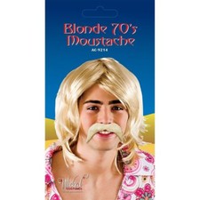 Mens 1970's Style Blonde Tash
