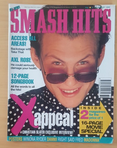 Smash hits magazine aug 1992 - smash,