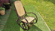 Vintage Rocking Chair Rattan