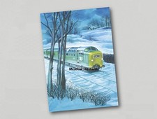 Fridge Magnet Class 55 BR Blue