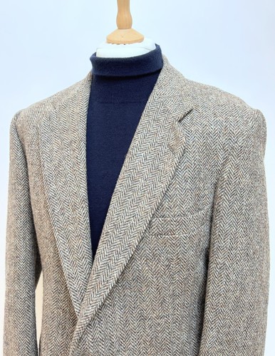 Vintage harris tweed brown - vintage,