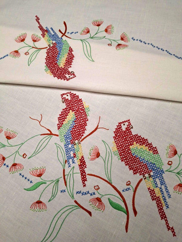 Australian red rosella parrots - australian,