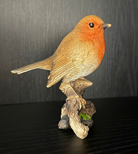 Garden robin bird ornament - bird,