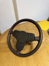 Brown Porsche 924 3 Spoke Steering Wheel 