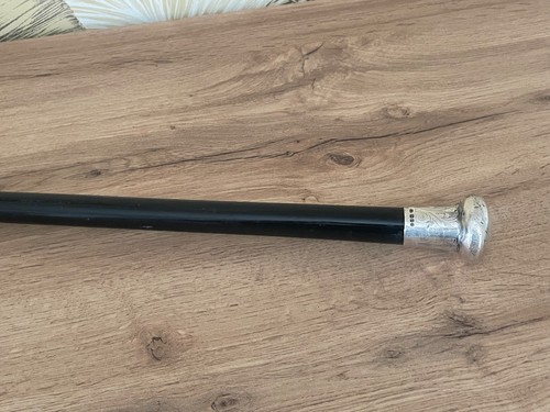 Antique ebony walking stick