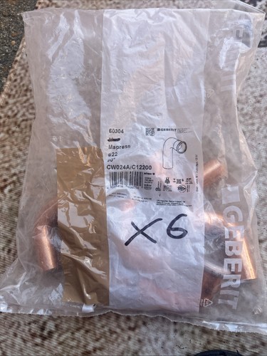 Bag geberit mapress 90 - 20, 90°