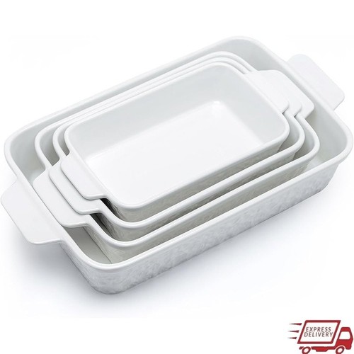Porcelain baking dish - dish, set