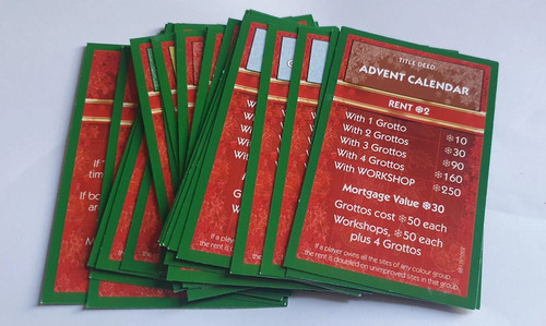 Full set monopoly deed - set,