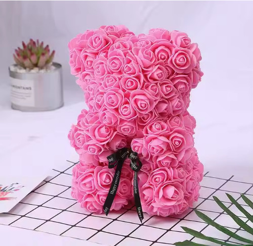 25cm artificial teddy rose - 25cm,