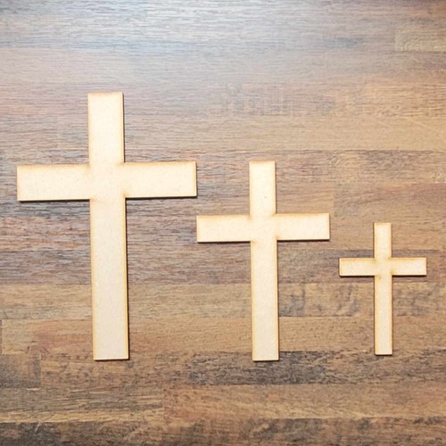 Wooden large classic - wooden, cross