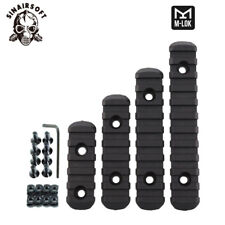 4 PCS Plastic Picatinny Weaver Rail Segment Handguard Rail Section For M-LOK UK