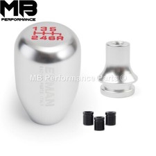 EPMAN Silver 6 Speed Gear Shift Knob & Collar For HONDA MAZDA EP3 TYPE R CIVIC