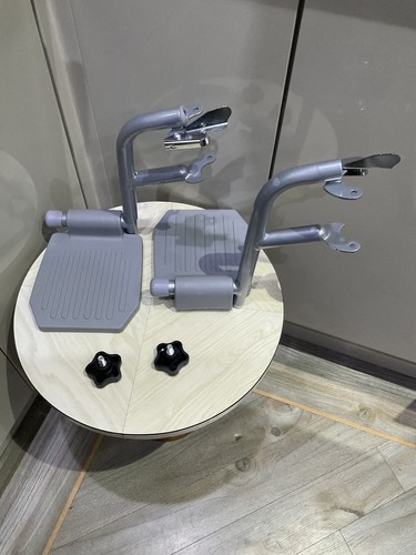 Footrests for wheelchair pair - for,