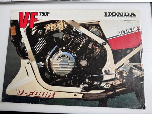 Honda vf750f sales brochure - honda, vf750f-d