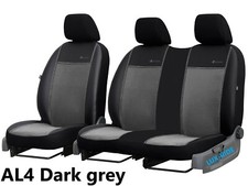 FORD TRANSIT Mk7 2006 - 2013 ARTIFICIAL LEATHER & ALICANTE TAILORED SEAT COVERS