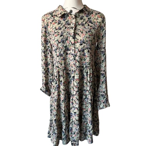 Ganni floral shirt dress - ganni,