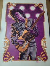 Prince The Purple One Poster Art Print Justin Hampton SIGNED Edition AP 13/15