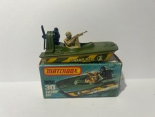 Matchbox 30 Swamp Rat Boat, Boxed, Original, Vintage, Rare.