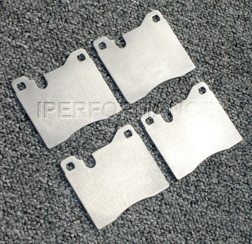 Titanium brake pad shim heat - titanium,