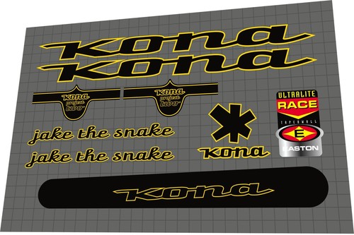 Kona jake the snake - 2006, decal