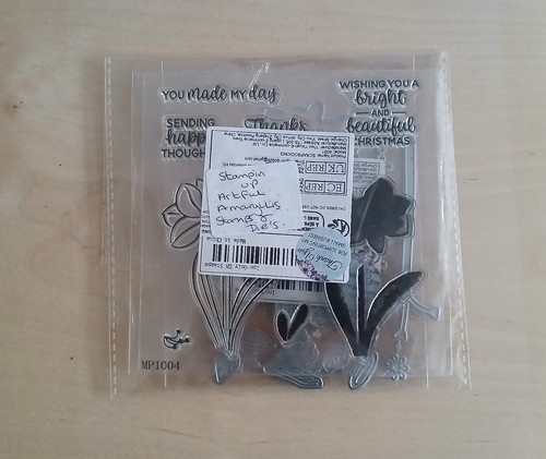 Stampin stamp die set - stamp, &