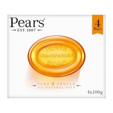 Pears Amber Soap 4 x 100g