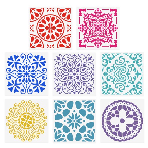 Large pattern stencils wall - large,