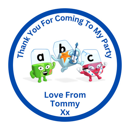 Personalised birthday stickers - personalised,