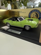 Vintage Plymouth Hemi Cuda 1:24 - 1970  -Franklin mint die cast model muscle car
