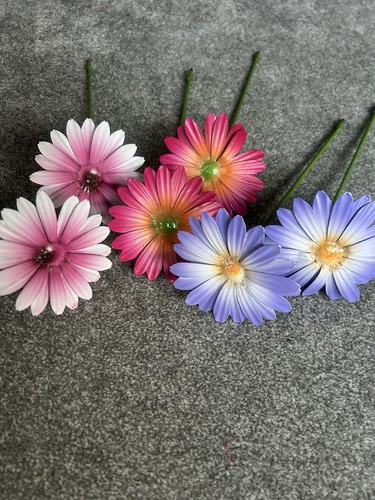 Set metal gerbera - of,
