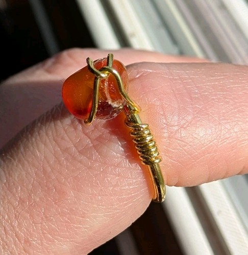 Carnelian adjustable wire - carnelian, wrap